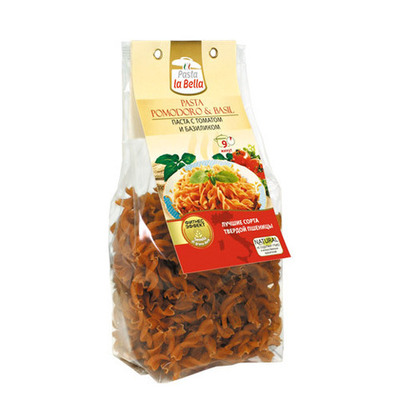 Паста "С томатом и базиликом" "Pasta la Bella" 250г