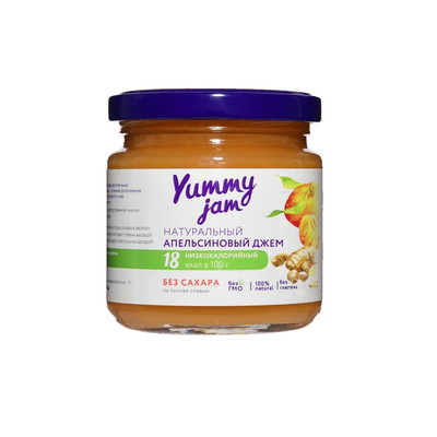 Джем "Апельсин с имбирем" "Yummy Jam" 200г