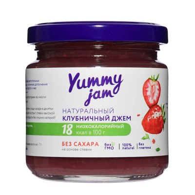 Джем "Клубника" "Yummy Jam" 200г